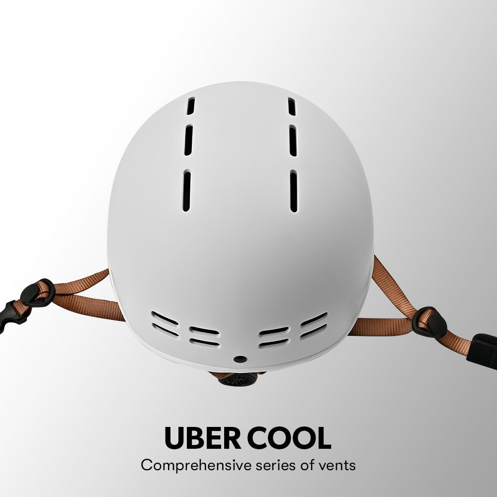 NNEMB Retro Bike Helmet, 56-61cm S, M, L Universal Dial Fit System, Arctic White-3